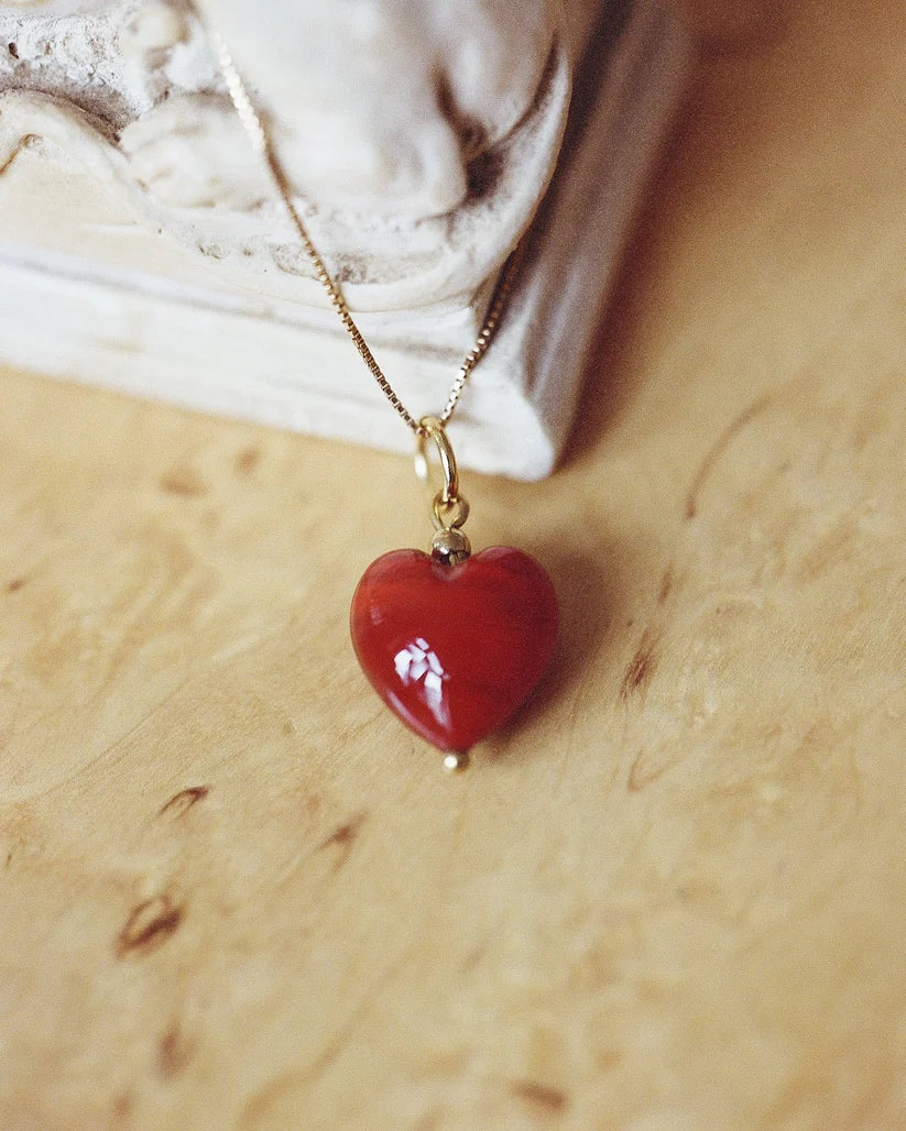 Uma Pendant Gold - Ruby