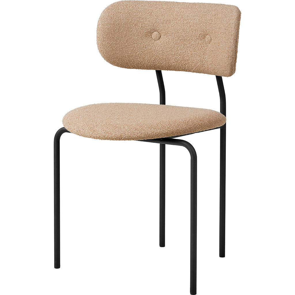 Coco Dining Chair Fully Upholstered - Black base