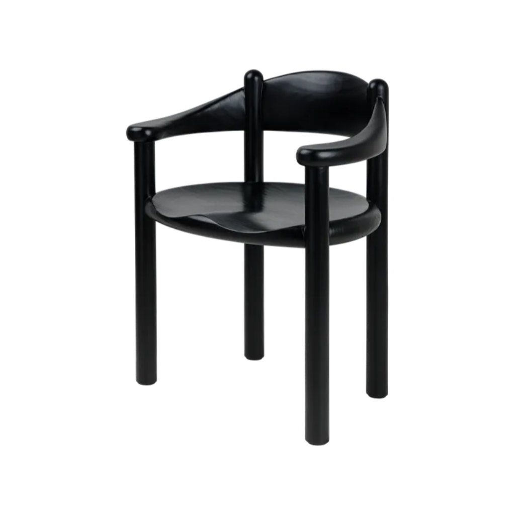 Daumiller Armchair - Brown/ Black Pine