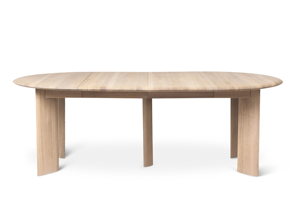 Bevel Table Extendable - White Oiled Oak