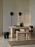 Bevel Table Extendable - White Oiled Beech