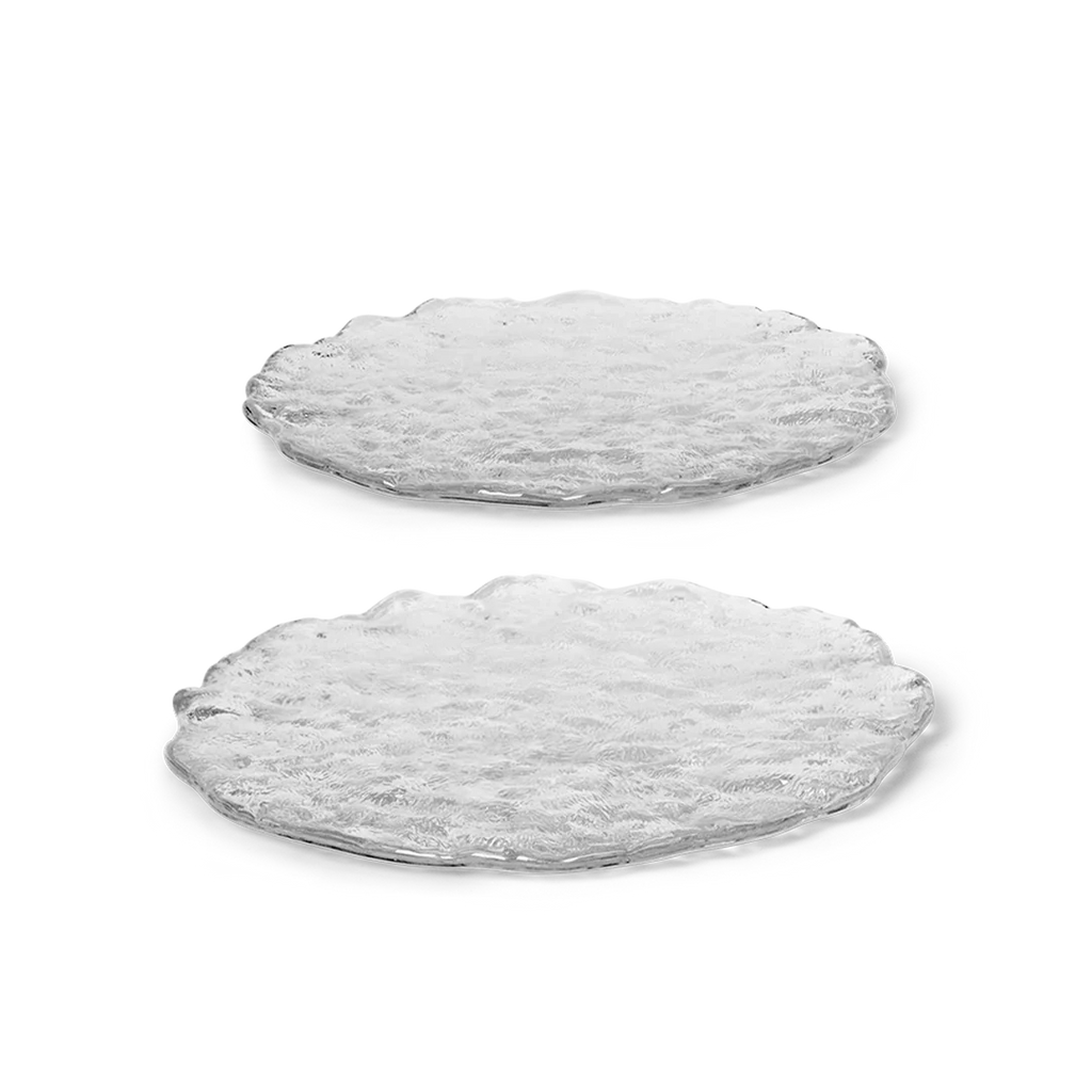 Set de 2 Farfurii Momento Glass Stones - L