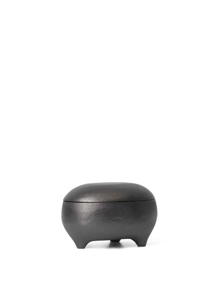 Evoke Twin Candle Blackened Aluminium