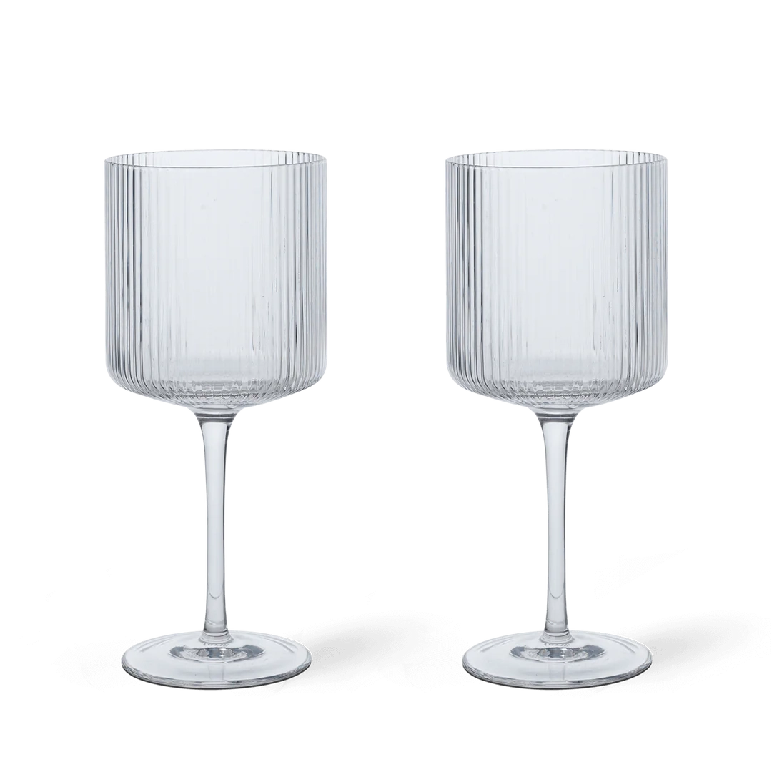 Ripple Red Wine Glasses - Set of 2