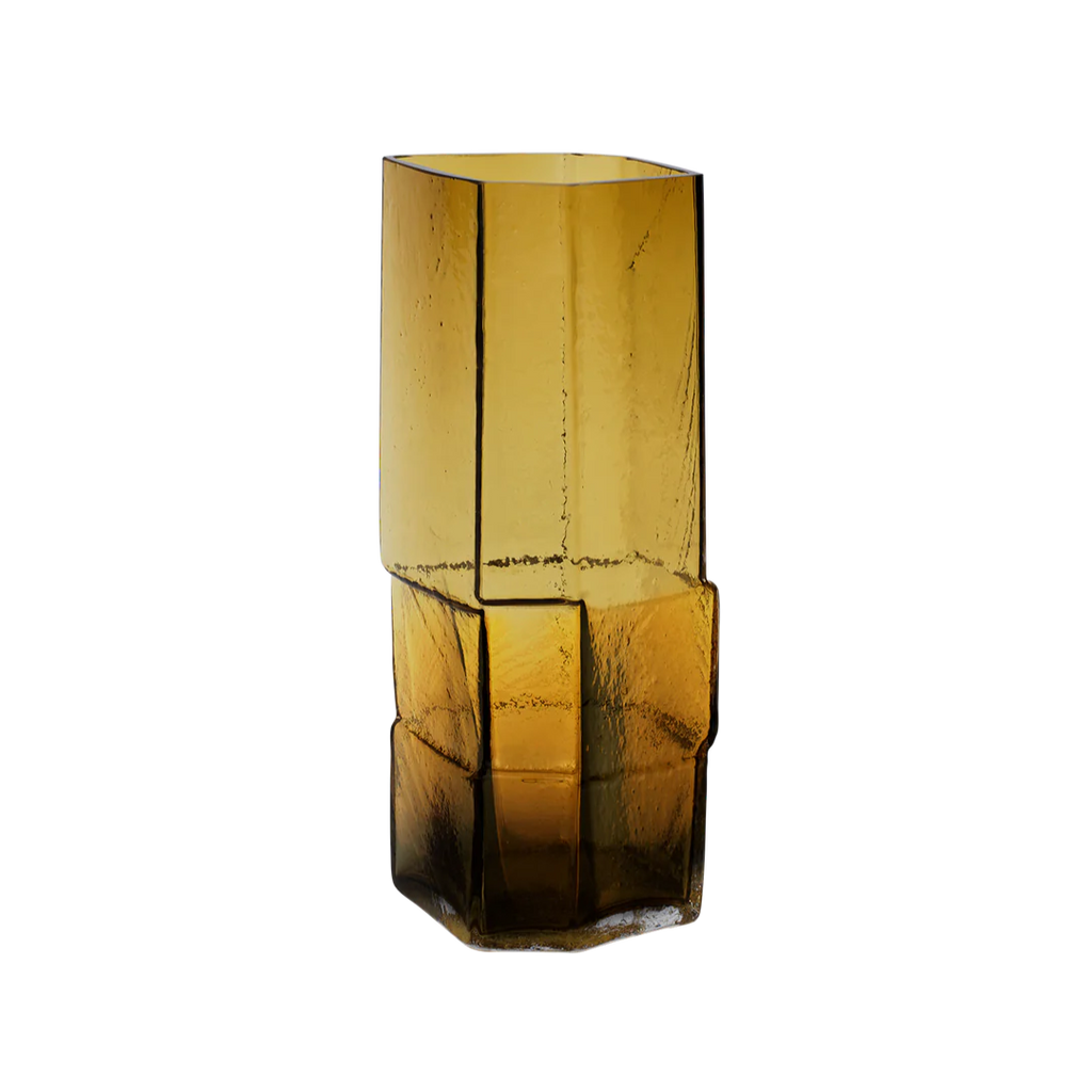 Vaza Muro - H30 - Recycled Amber