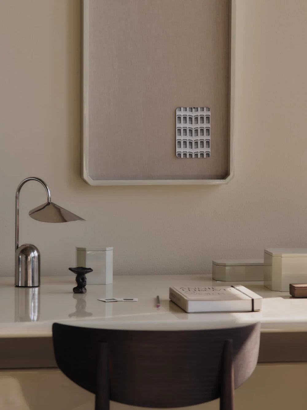 Arum Portable Lamp - Stainless Steel