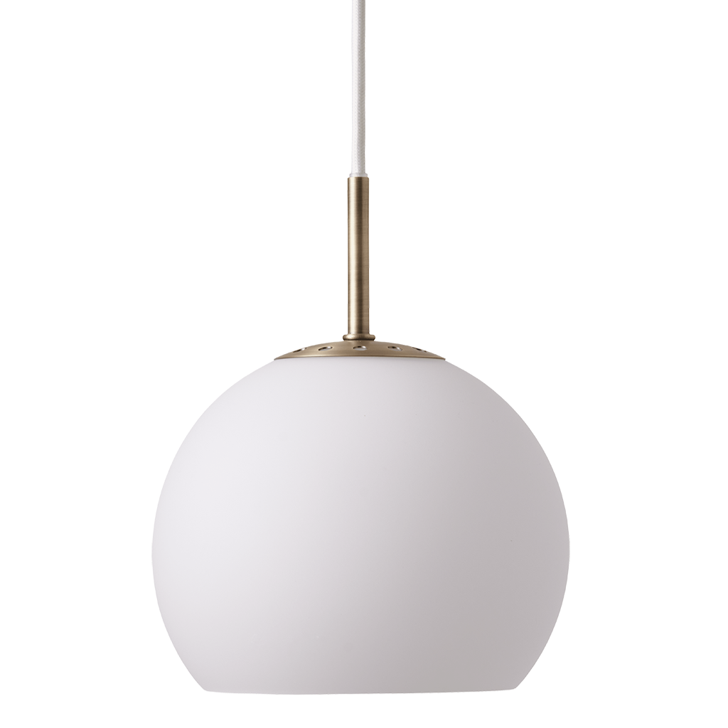 Corp de iluminat suspendat Ball Glass - Opal White