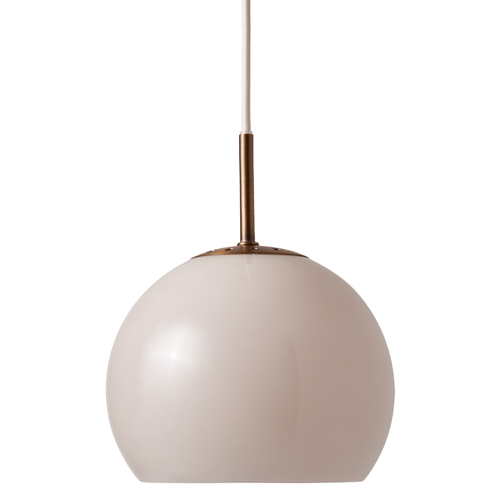 Corp de iluminat suspendat Ball Glass - Sand Grey