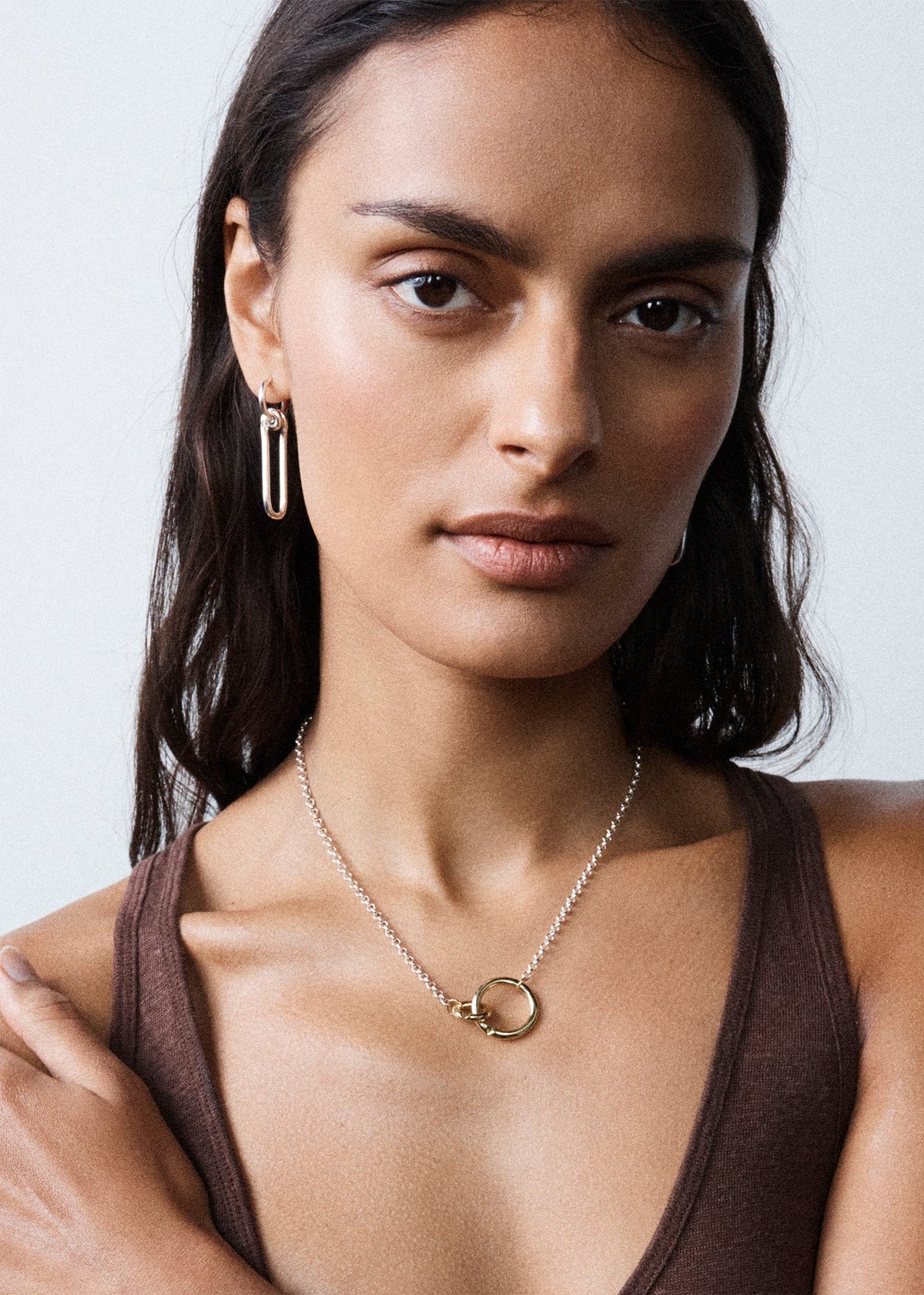 Interlock Pendant Necklace