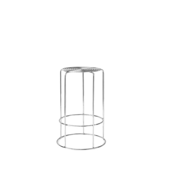 Scaun de insula Wire VP15 - Mirror Polished Steel