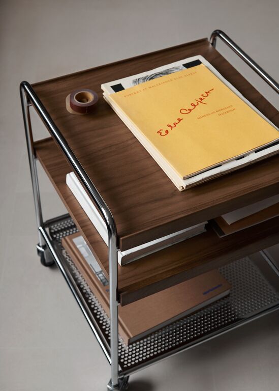 Alima Trolley NDS2 - Lacquered Walnut