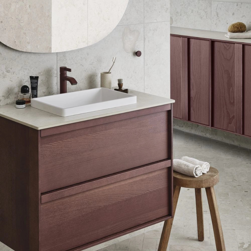 Mâner Circular - Reddish Brown