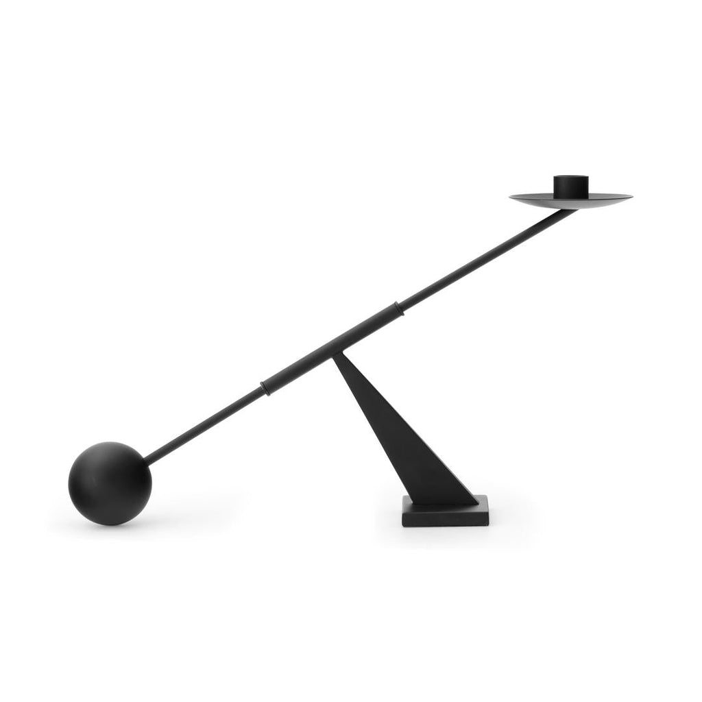 Suport de lumânare Interconnect Mic - Negru