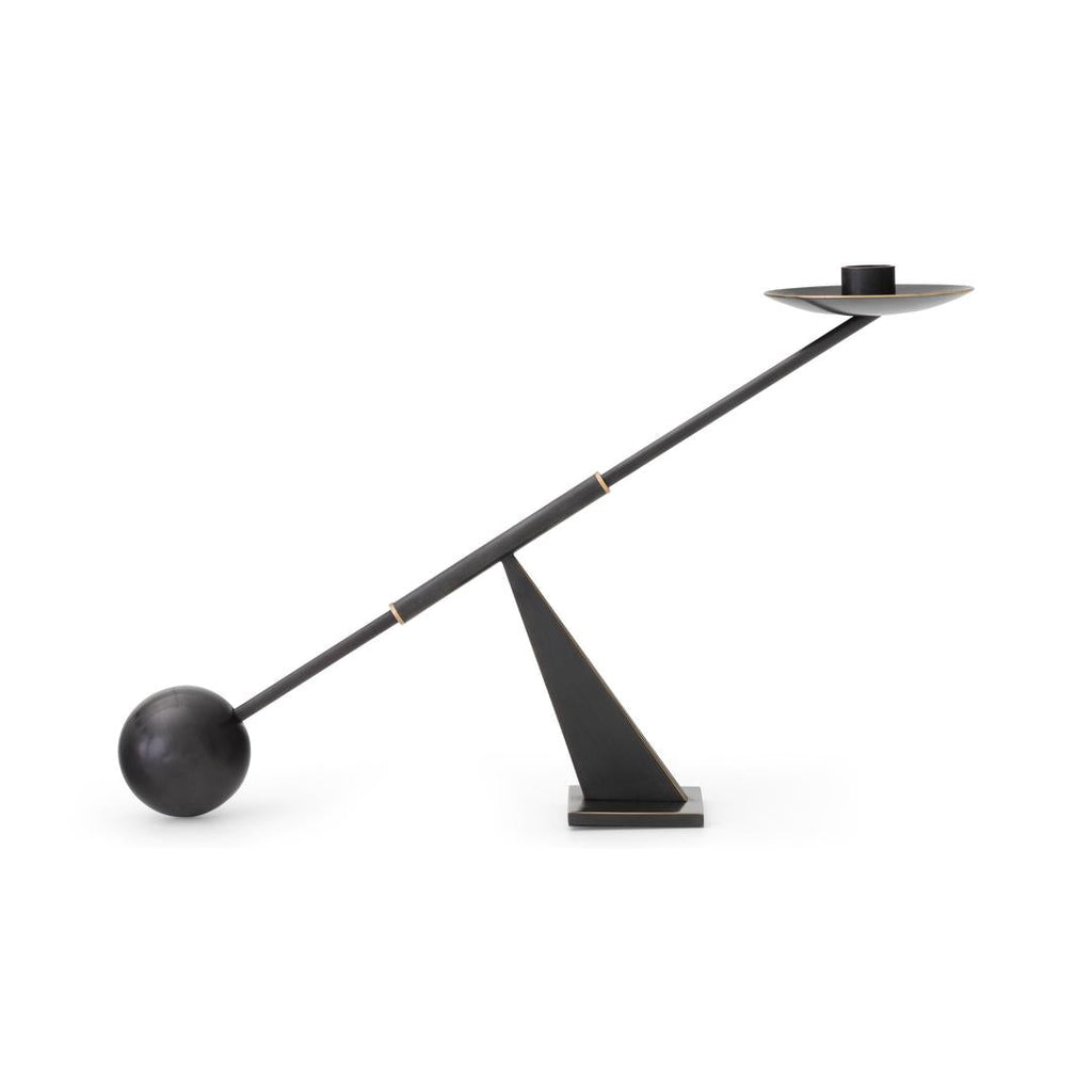 Suport de lumânare Interconnect Mic - Bronzed Brass