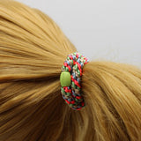 Elastic de par Kknekki - Mix grass green pink neon