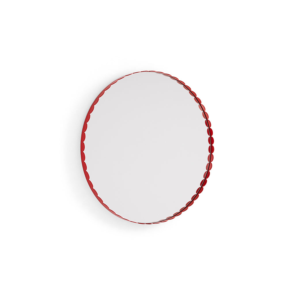 Oglinda Arcs Round - Red