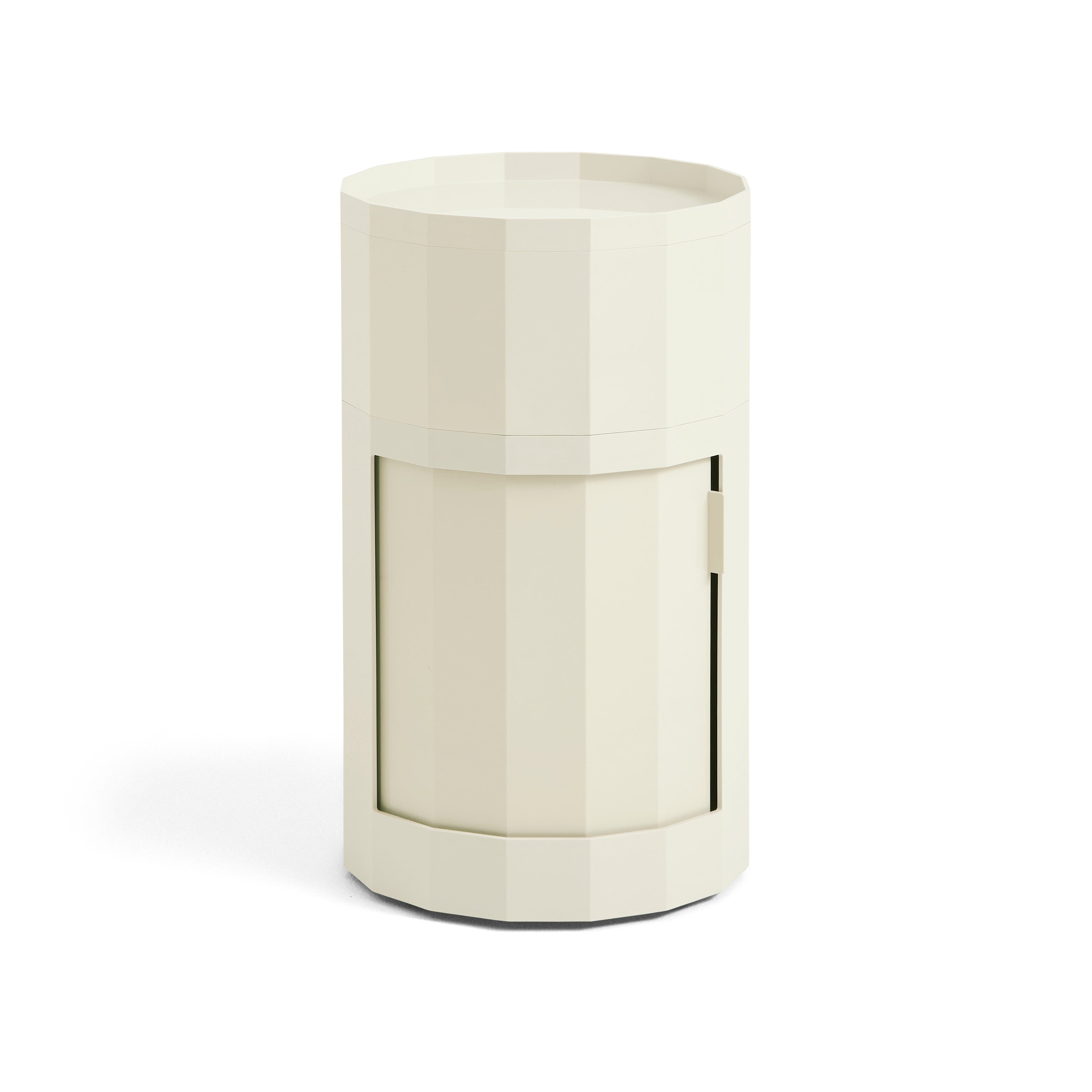 Cabinet Facet 101 cu picioare si roti - Eggshell