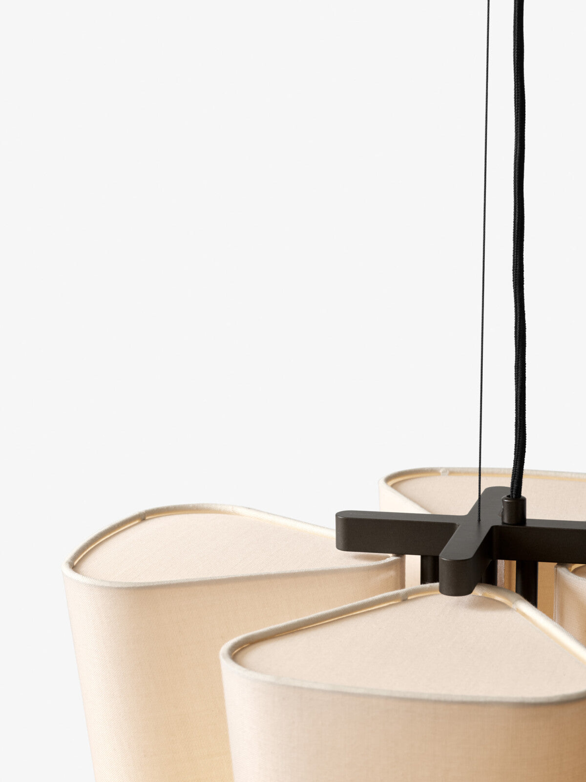 Bella SC114 Chandelier - Bronzed & Soft Canvas