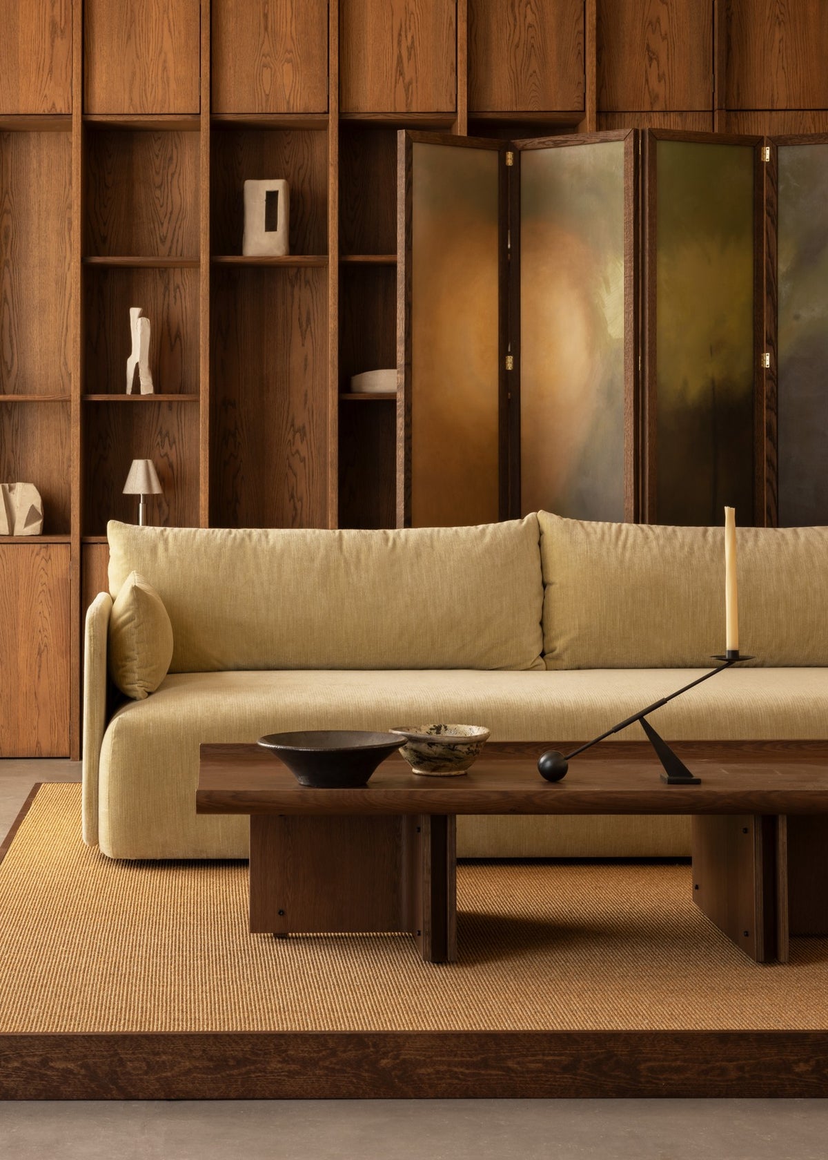 Conrad Lounge Table - Dark Stained Oak