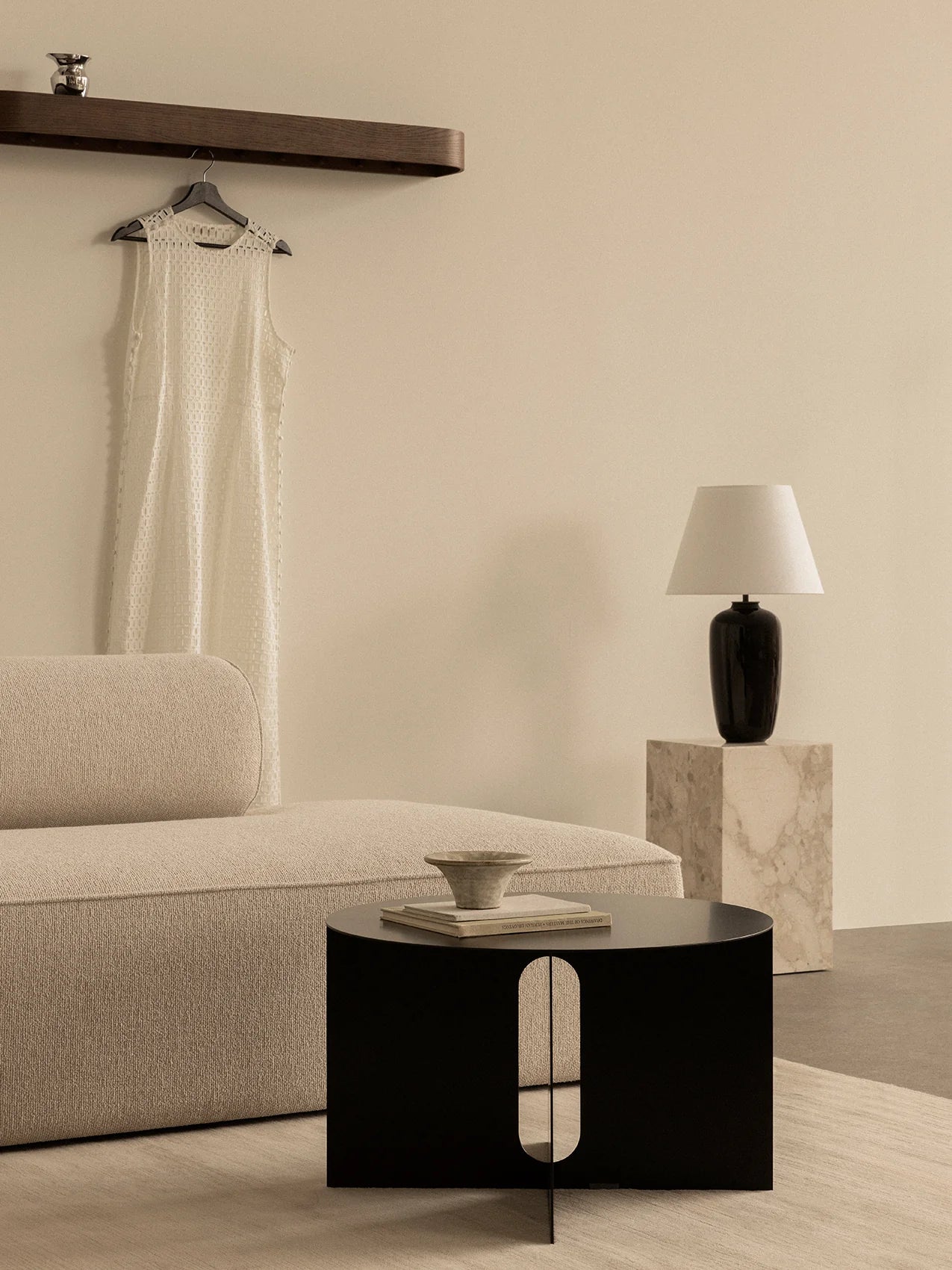Masa de cafea Androgyne D63 cm - Negru