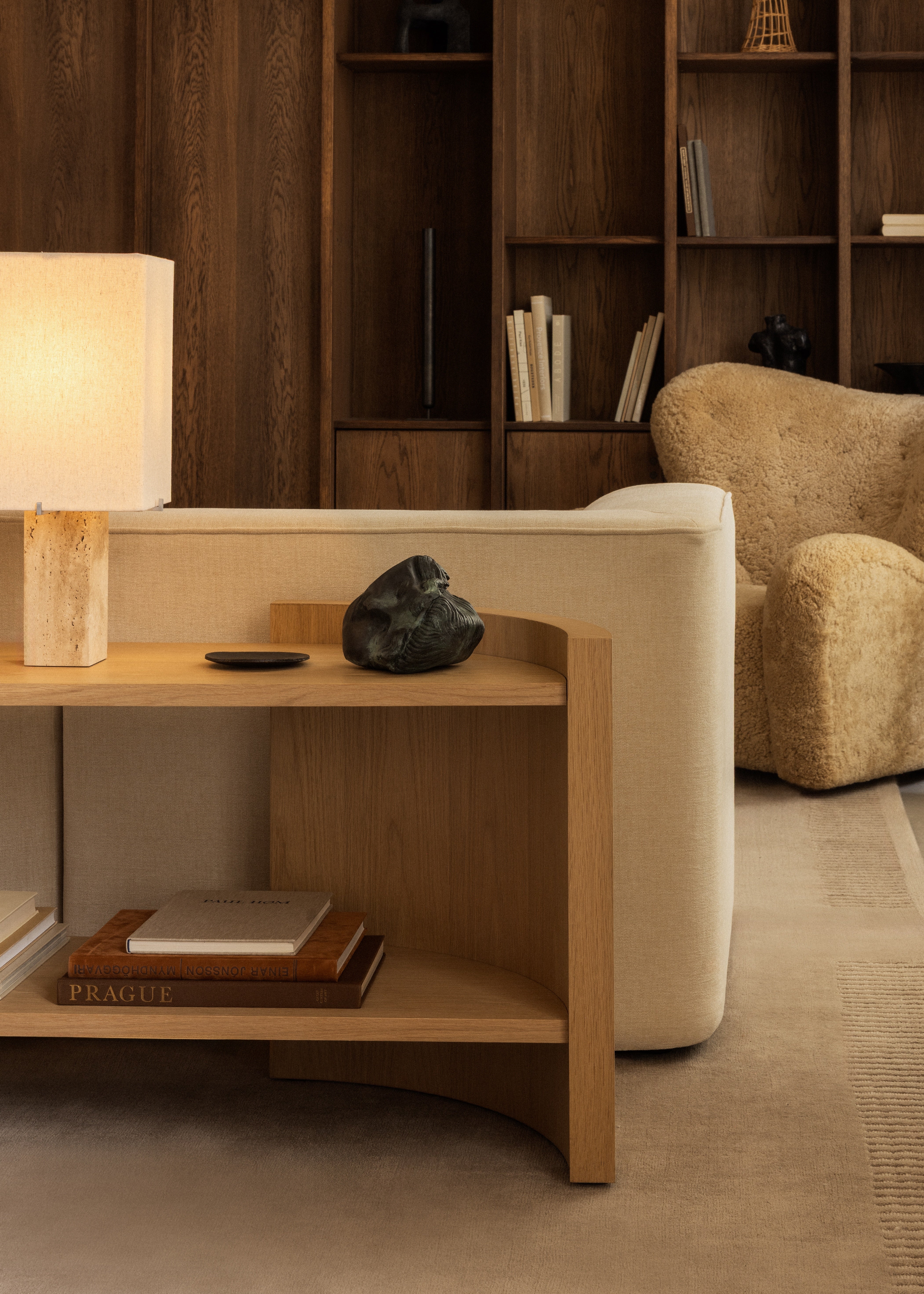 Crescent Shelving H60 cm
