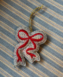 Ornament Christmas Kantha Bow