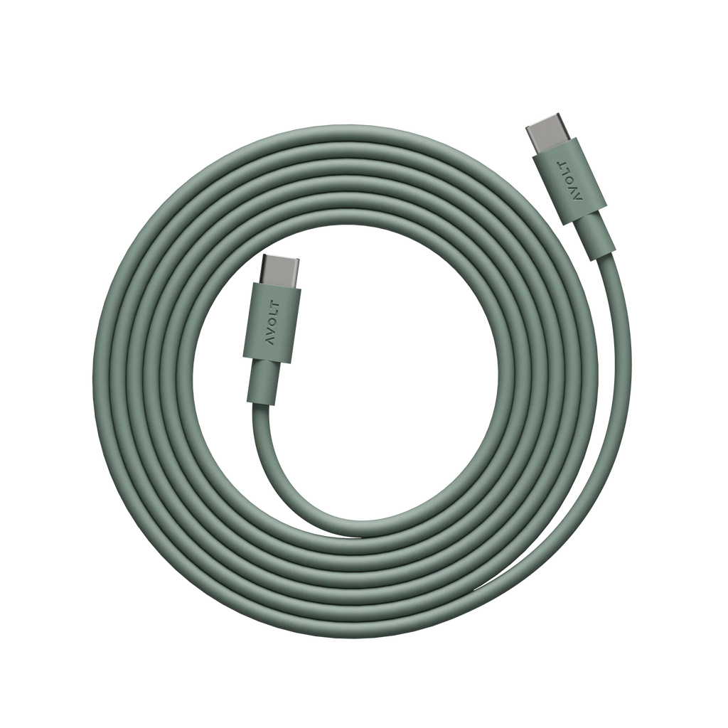 Cable 1 USB-C to USB-C - Oak Green
