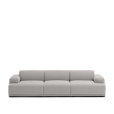 Canapea Connect Soft 3 locuri - Configuratia 1 - Clay 12