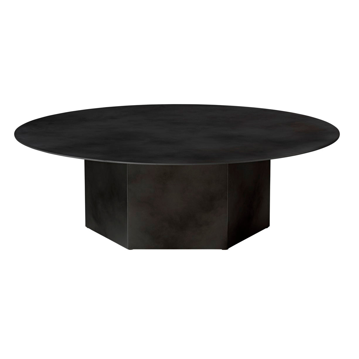 Epic Coffee Table Round - Midnight Black Steel