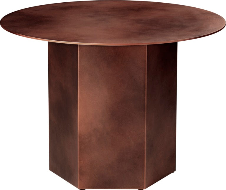 Epic Coffee Table Round - Earthy Red Steel