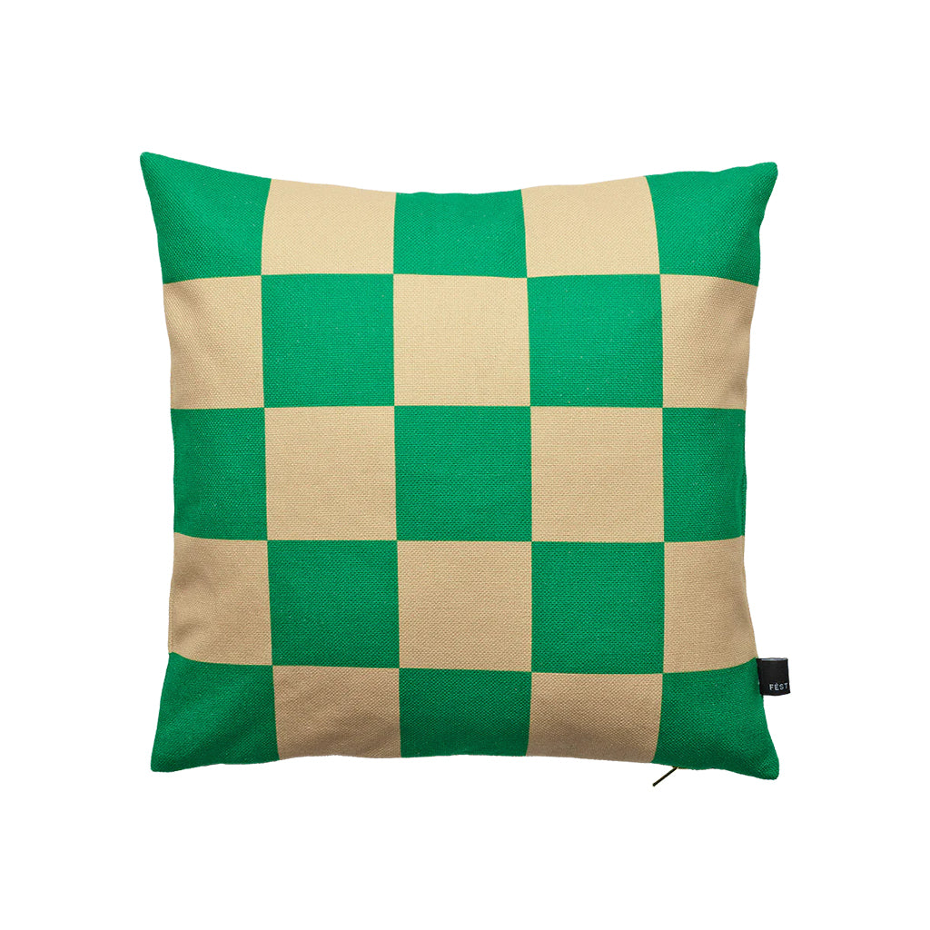 Perna Checks - Green/ sand