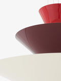 Corp de iluminat Gio LN15 Ø92 cm Vermilion Red & Dark Burgundy & Ecru White