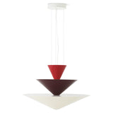 Corp de iluminat Gio LN15 Ø92 cm Vermilion Red & Dark Burgundy & Ecru White