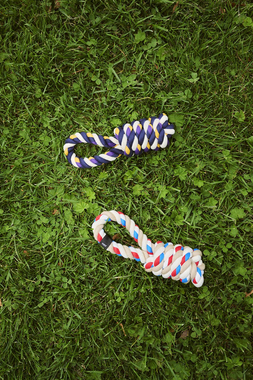 HAY Dogs Rope Toy - Blue/ Purple/ Ochre