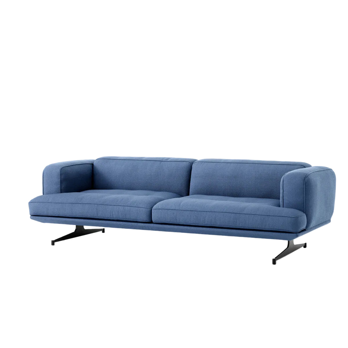 Inland AV23 Sofa - 3 seater - Black legs