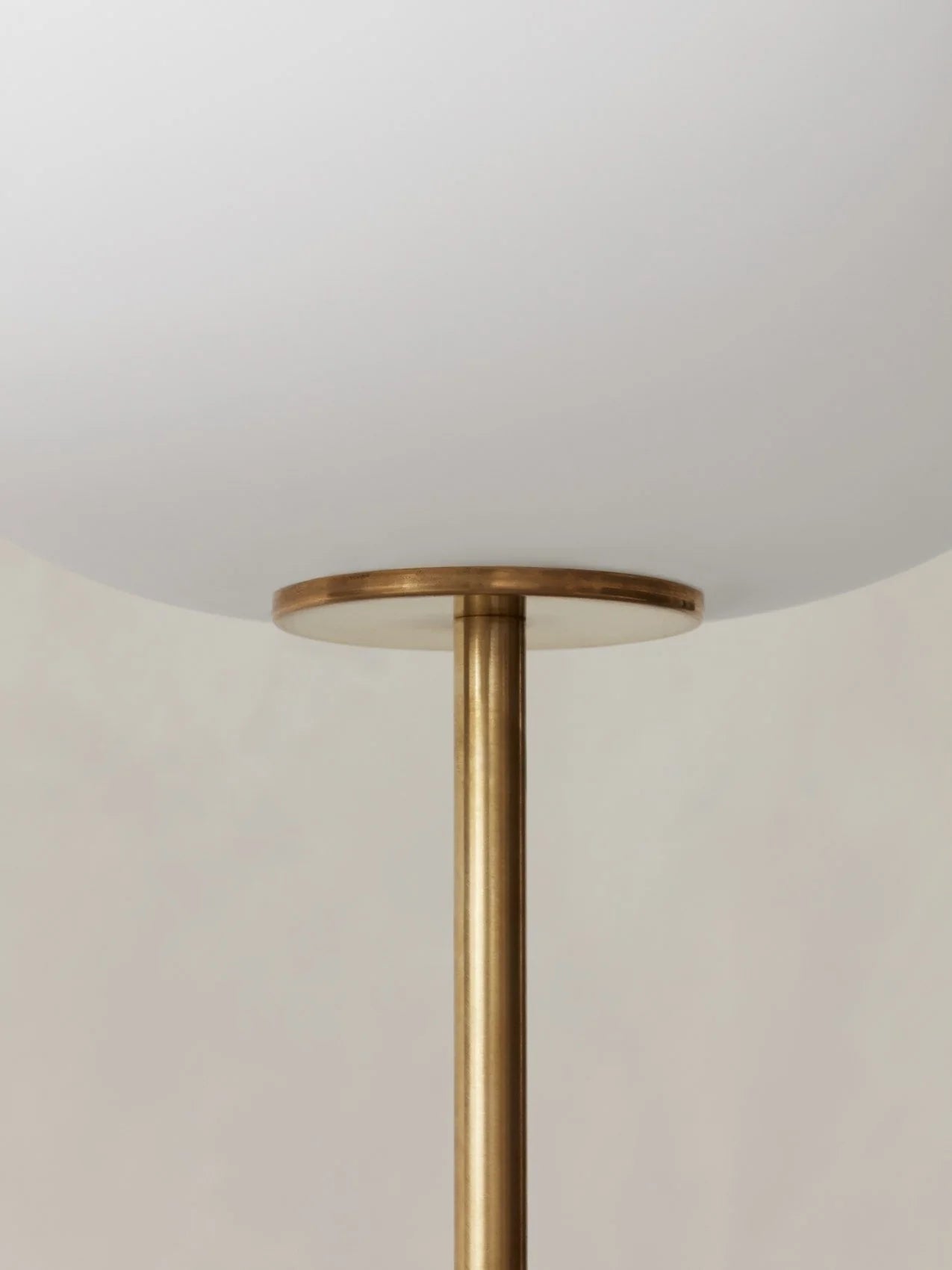 Lampadar JWDA - Travertin | Brushed Brass