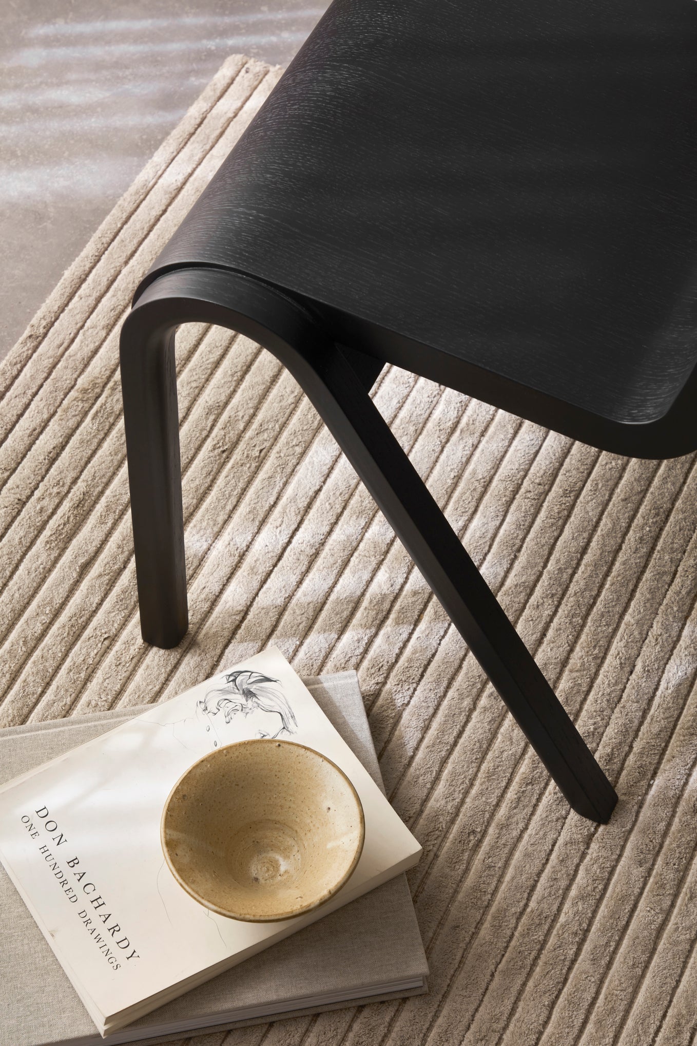Scaun de dining Ready - Black Painted Oak