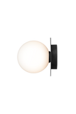 Aplica / Plafoniera de Exterior Liila 1 - Black - Opal White