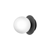 Aplica / Plafoniera Liila 1 - Black - Opal White