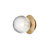 Aplica / Plafoniera Liila 1 - Nordic Gold - Optic Clear