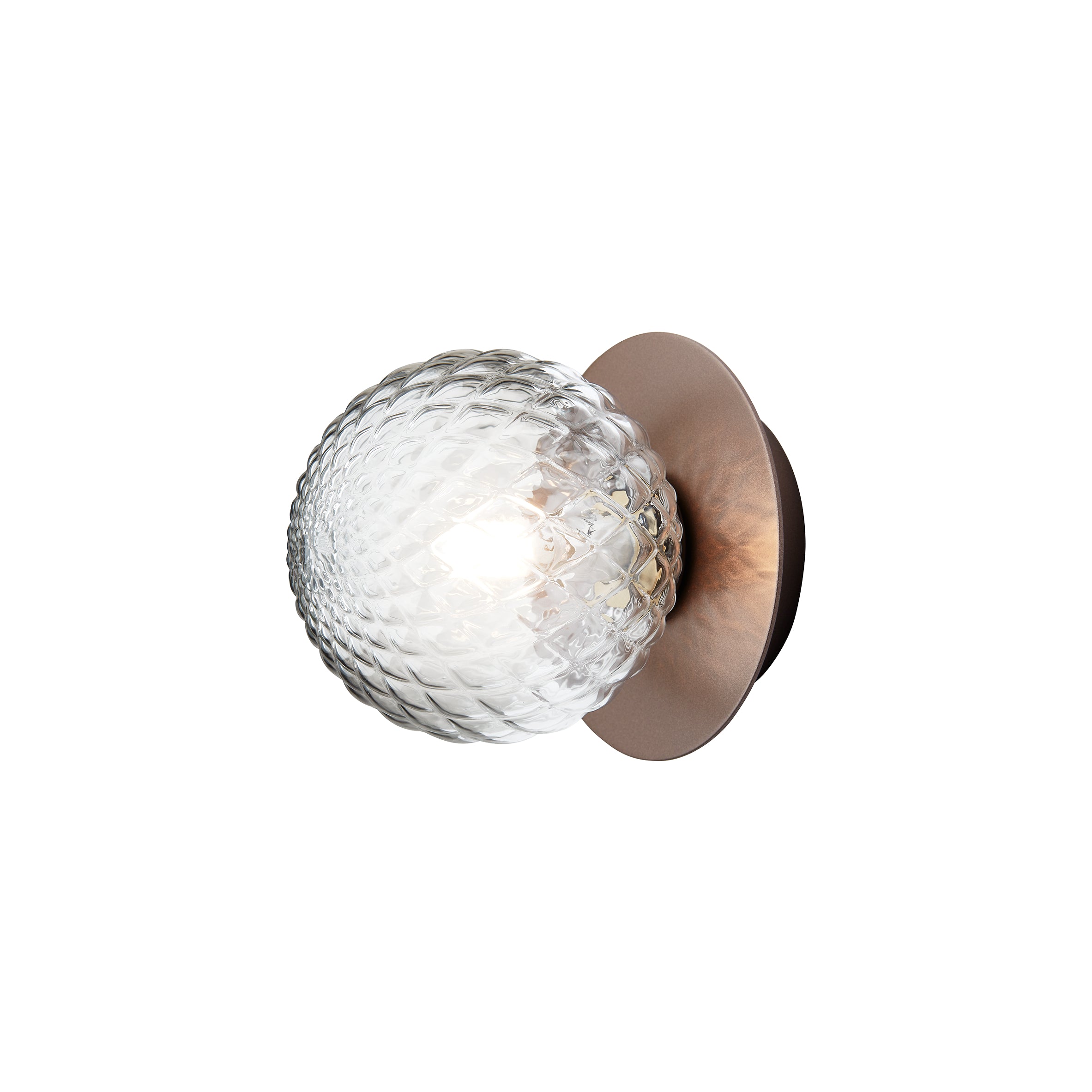 Aplica / Plafoniera Liila 1 - Dark Bronze - Optic Clear