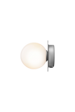 Aplica / Plafoniera Liila 1 - Light Silver - Opal White