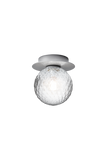 Aplica / Plafoniera Liila 1 - Light Silver - Optic Clear