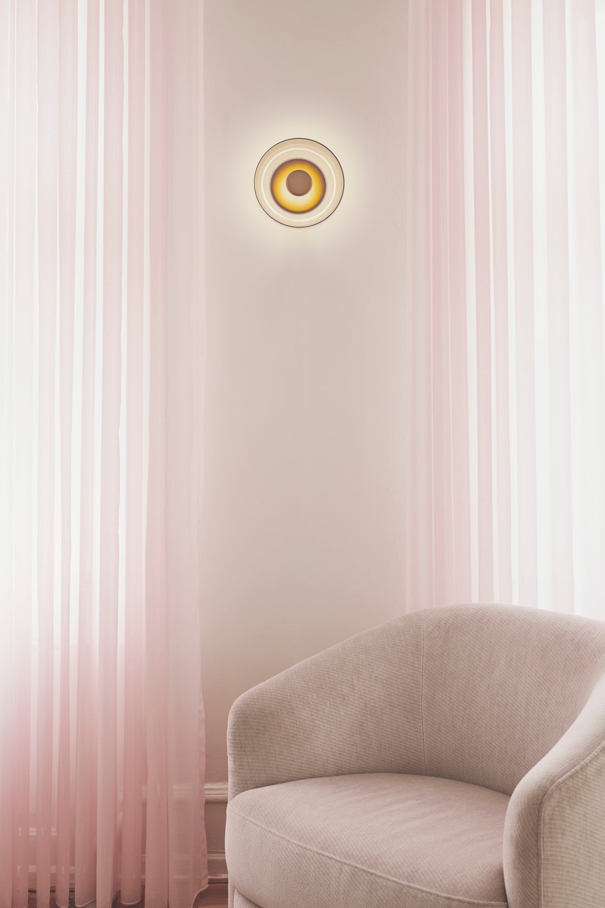 Aplica / Plafoniera Blossi - Nordic Gold / Clear