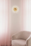 Aplica / Plafoniera Blossi - Nordic Gold / Clear