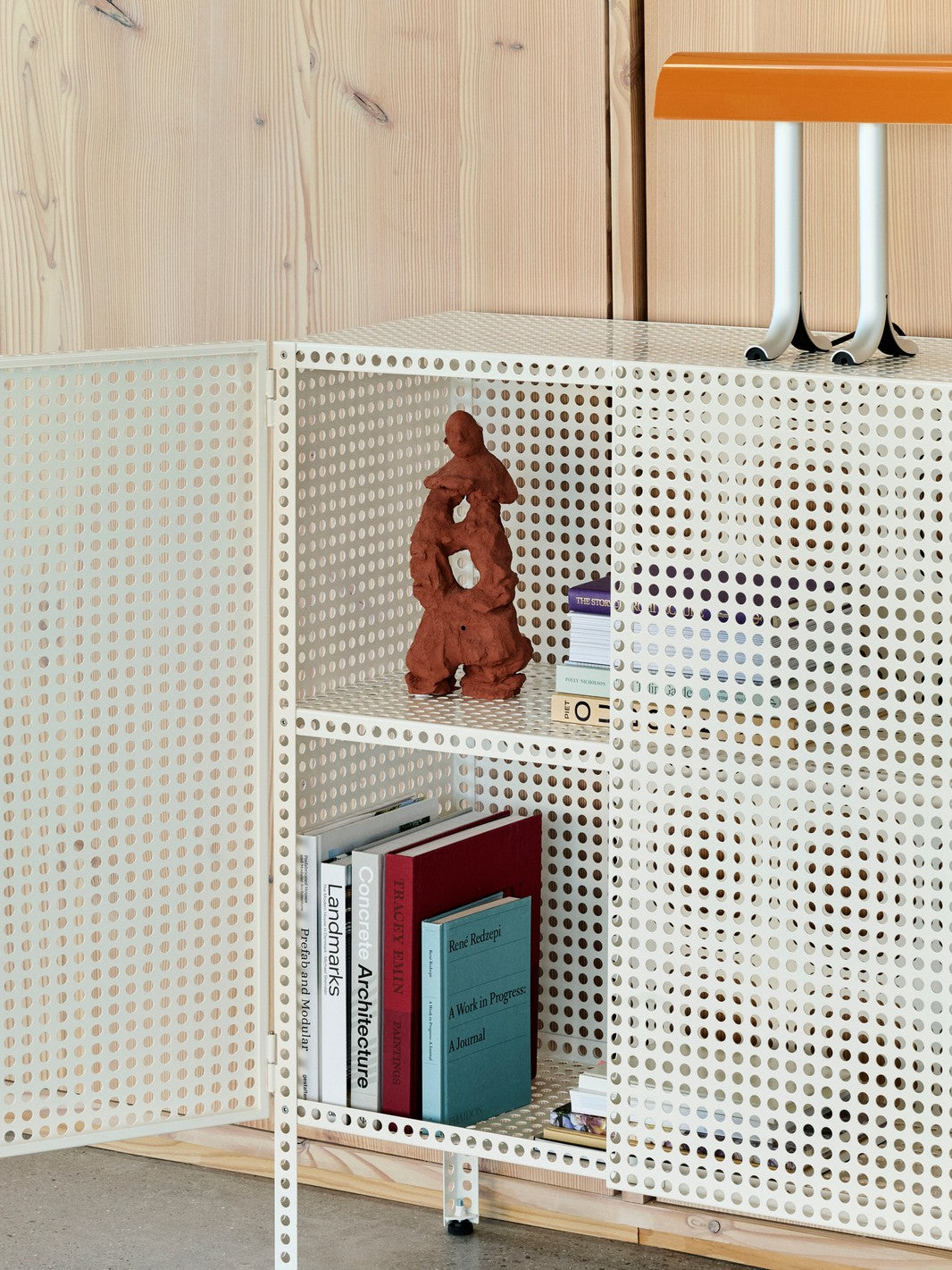 Perforated Cabinet Floor - Medium - Eggshell