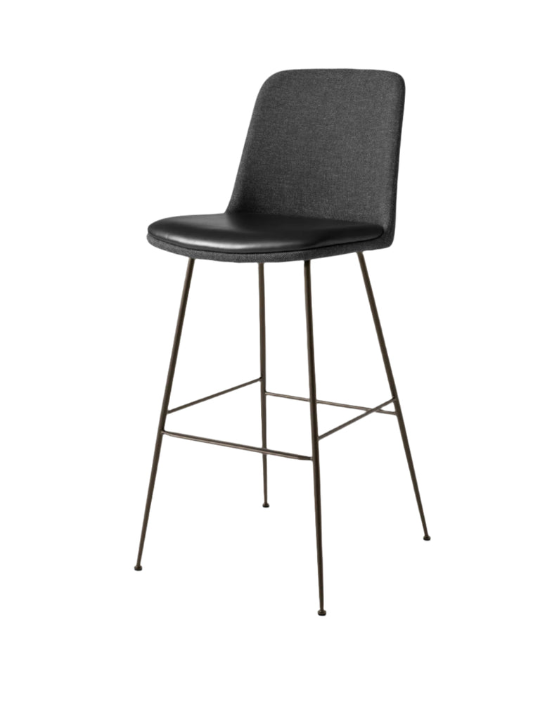 Scaun De Bar Rely HW100 - Complet Tapitat, Cu Perna - Tapitarie Mixta