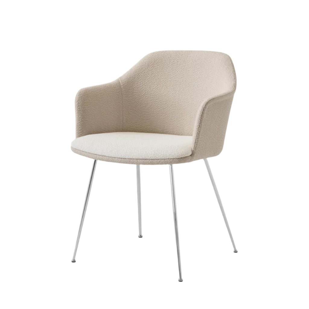 Scaun De Dining Rely HW37 - Complet Tapitat, Cu Perna - Tapiterie Mixta