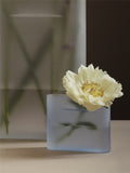Vază Ridge - H16,5 - Light Blue Frosted Glass