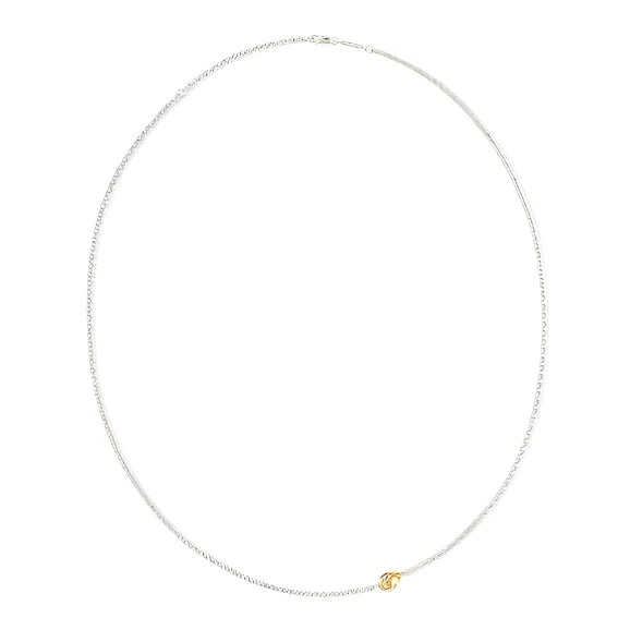 Long Link Up Necklace - Mixed Metal